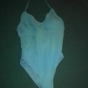 Ladies/Girls Light Blue One Piece Swimsuit